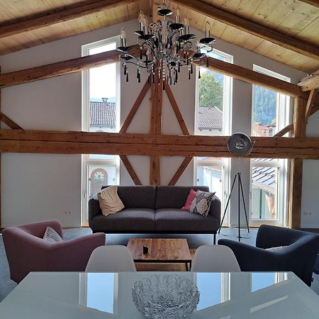 Neu! Ferienwohnungen Im Lueftlmalereck, Hennalahaus Oberammergau Exterior foto